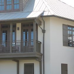 Half-Round Gutters and Downspout