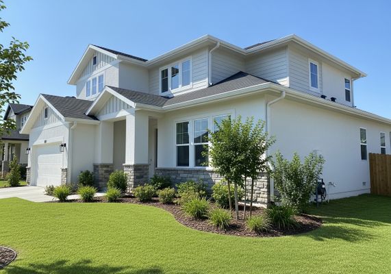 Front Exterior of a Two-Story Home