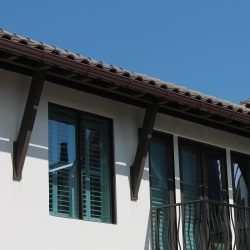 Gutter Installation Over Home Balcony