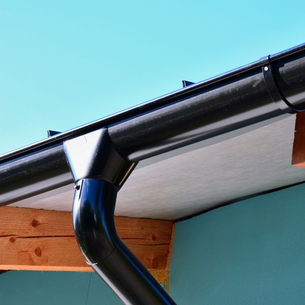 Gutter on a roof