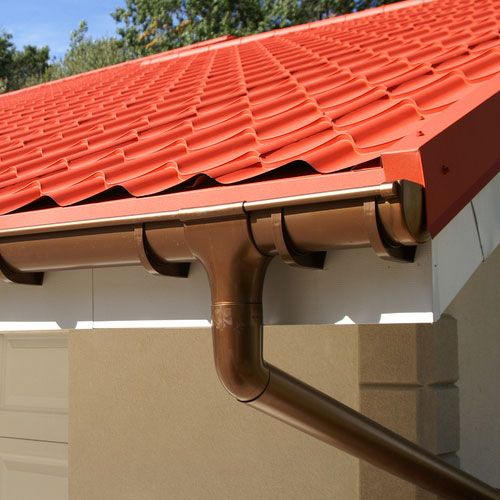 Copper Half-Round Gutters