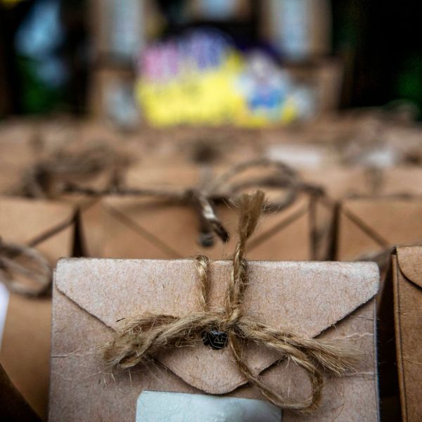 premade gifts lined up together