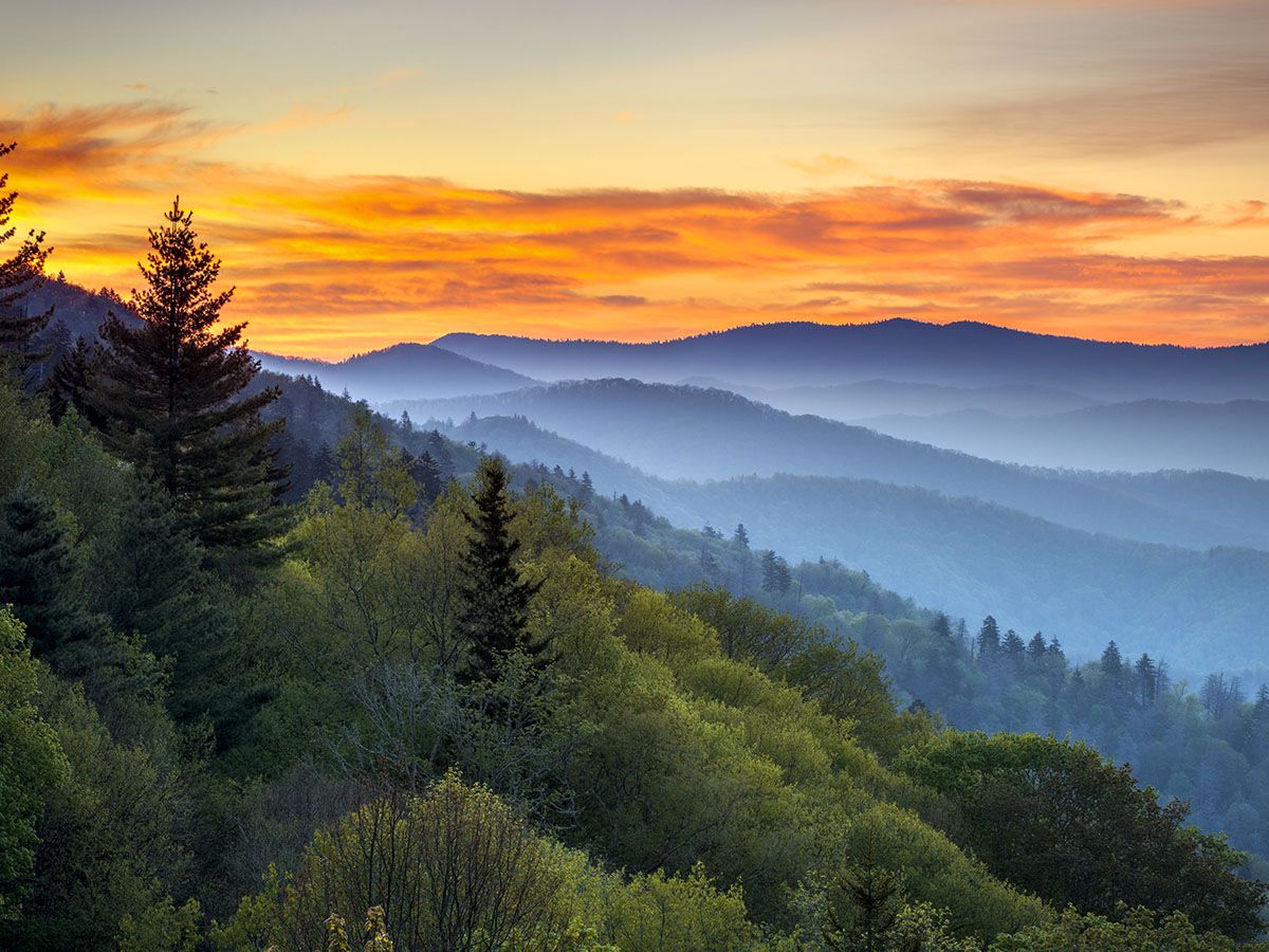 Landscape photography of mountains