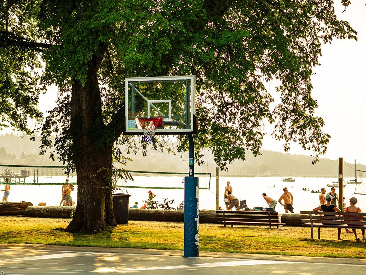 Kitsilano photography print for sale of Kitsilano Beach in BC by ST4M1NA, a photographer from Canada.