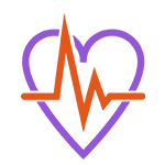 Image of a heart with Pulse line