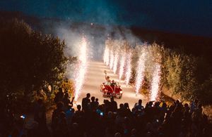 Masseria Torre Coccaro Car and Fireworks.JPG