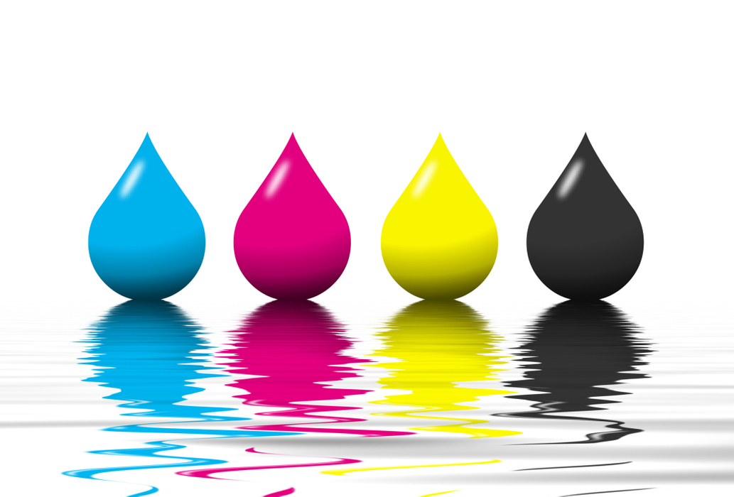 printer color rain drops