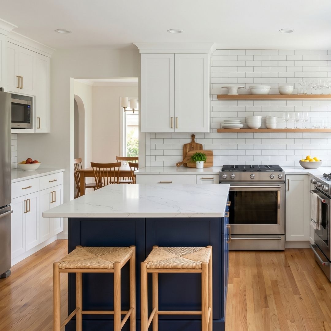 Clean kitchen with white theme Clean kitchen with white theme