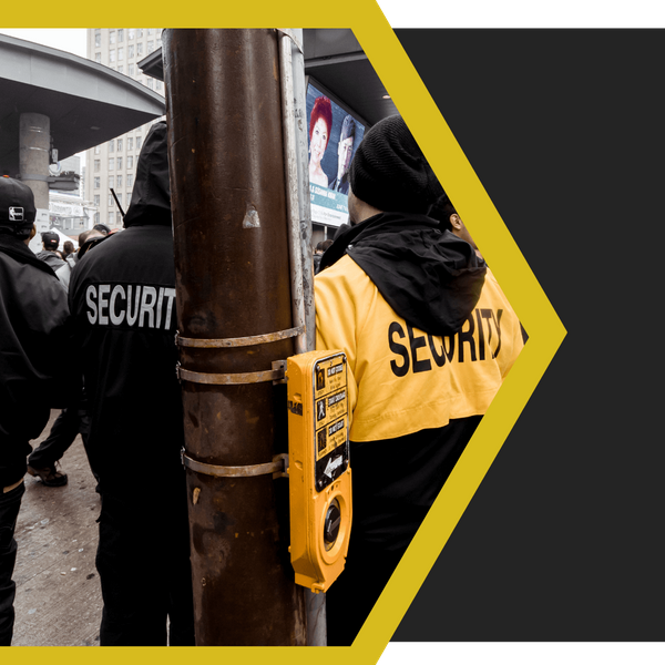 security guards at an outdoor event