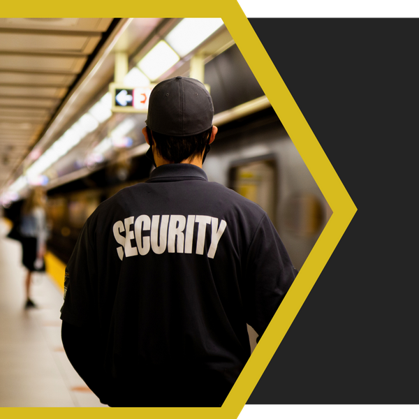 security guard at a subway