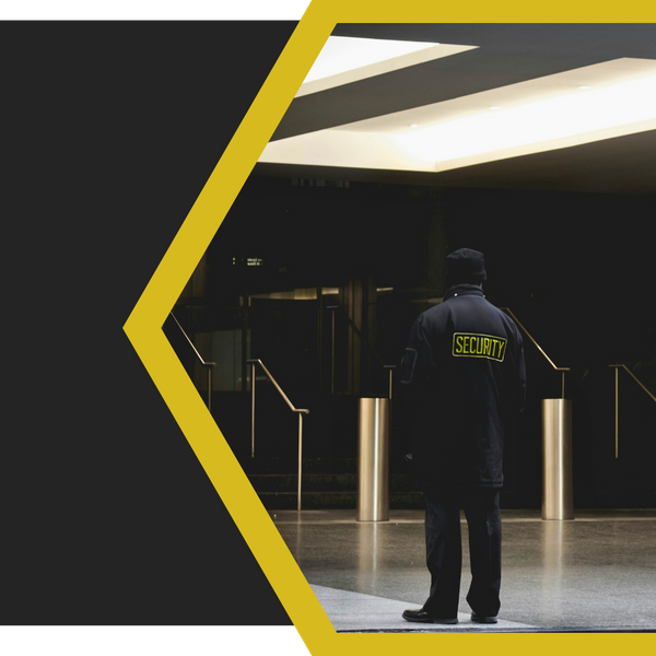 security guard at the entrance of an event 