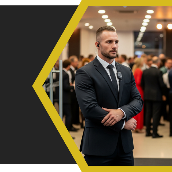 private security guard at an event