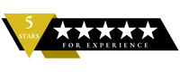 5 star experience badge