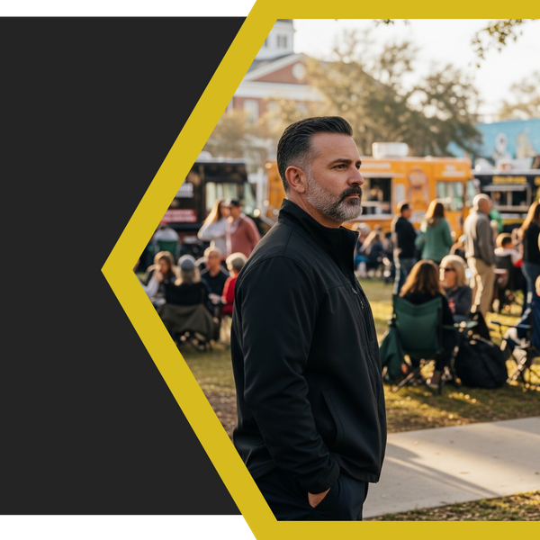 Private security at an event Private security at an event