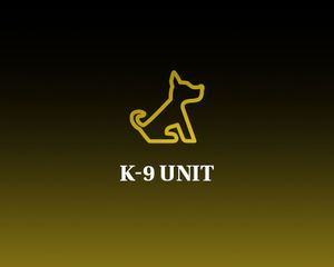 dog K-9 unit icon