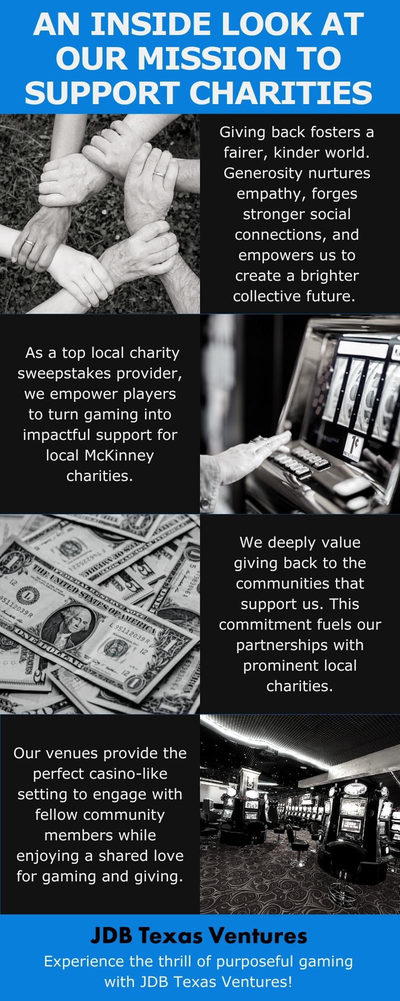 An Inside Look at Our Mission to Support Charities An Inside Look at Our Mission to Support Charities