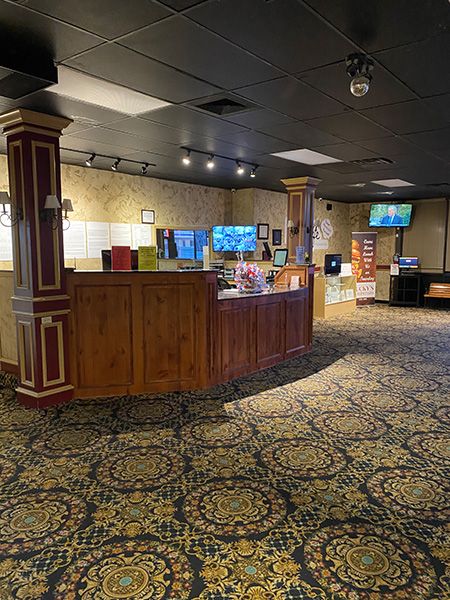 the front desk at a sweepstakes location