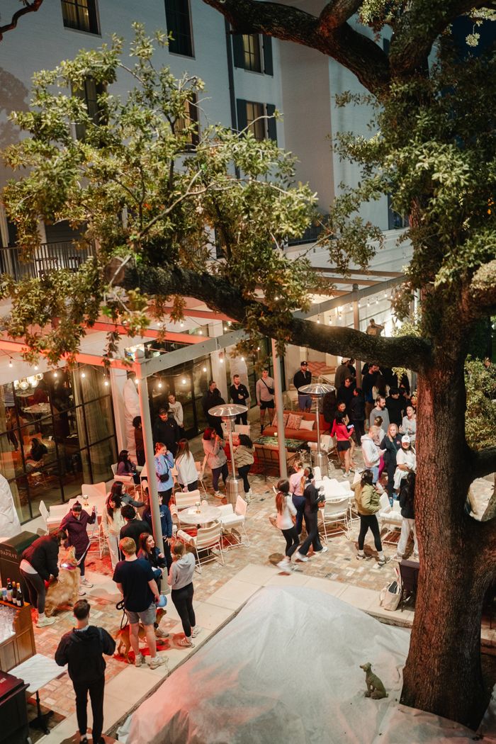 Luxury Hotel Lighting Installation at Hotel Daphne Houston Heights