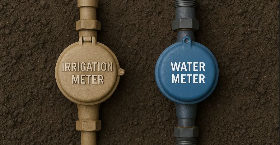 Irrigation Meters can save Houston homeowners money over time. 