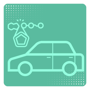 Oxidation symbol above car