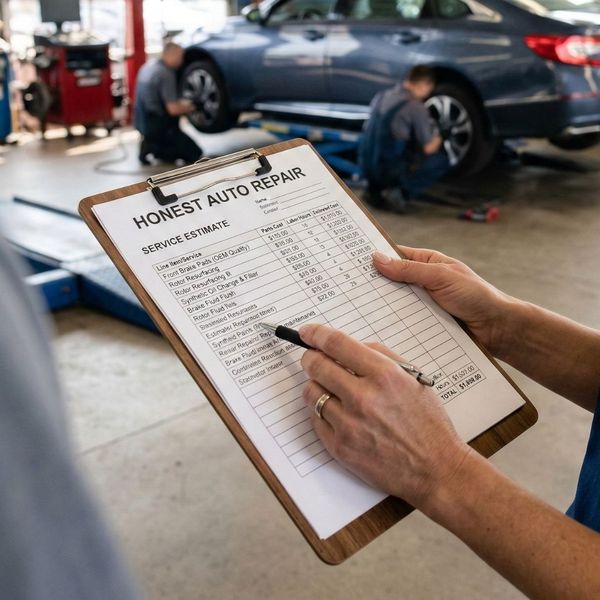  Detailed and Honest auto repair Estimate 