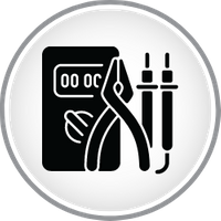 pliers and multimeter icon