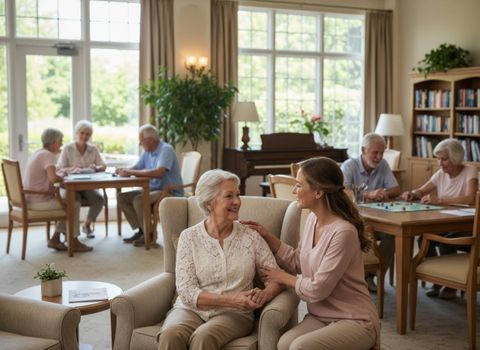 Joyful Interactions in a Senior Living Community