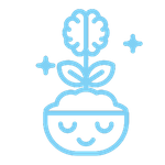 happy plant growing
