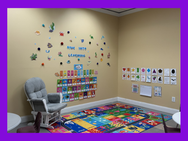 Precious Gems Academy classroom. 