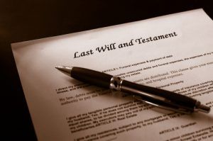 image of a will