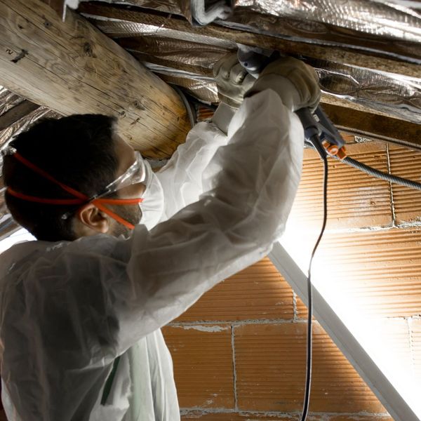 installing insulation in attic