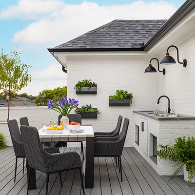 Patio of luxury home 