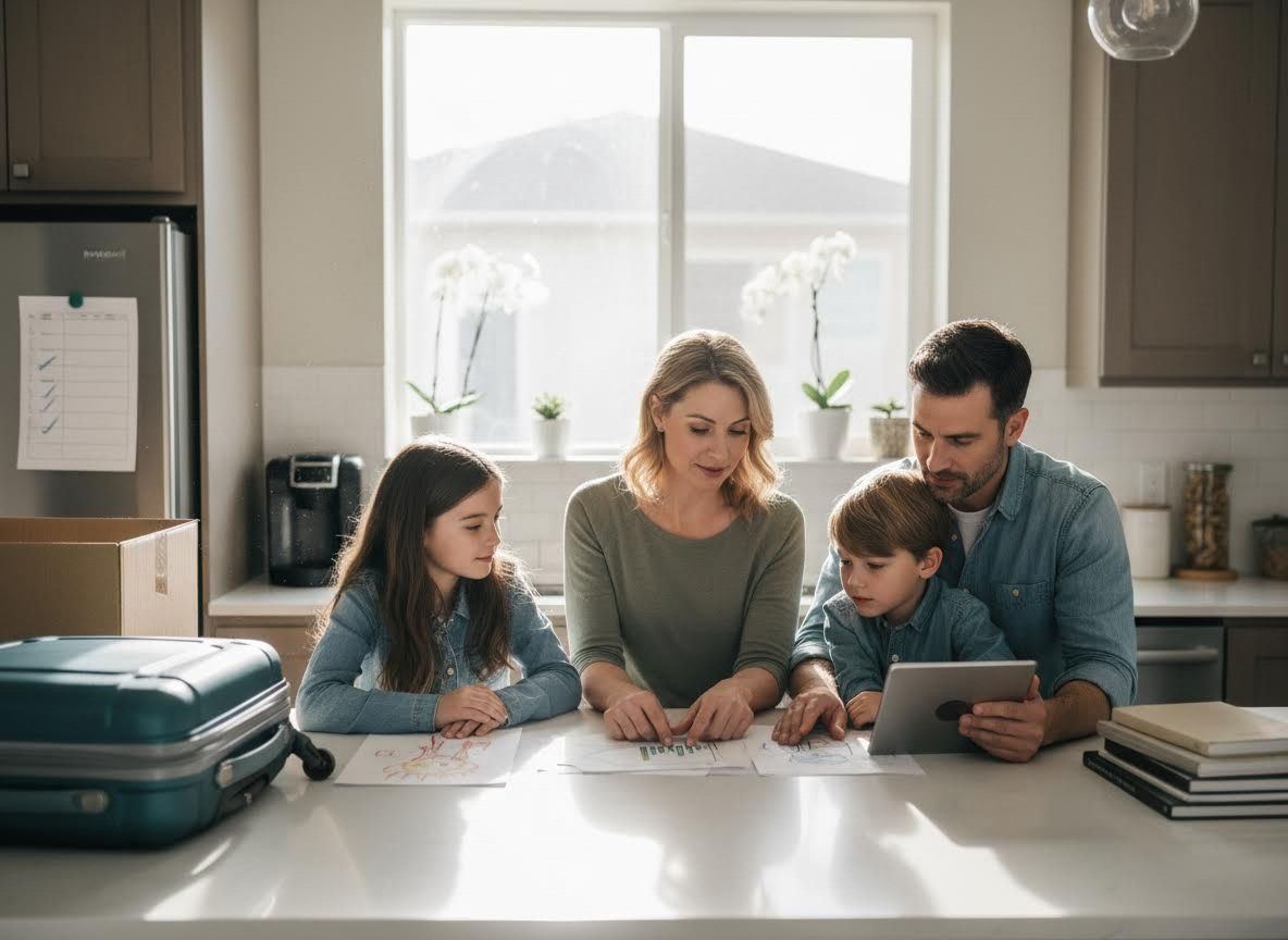 Family planning relocation in kitchen