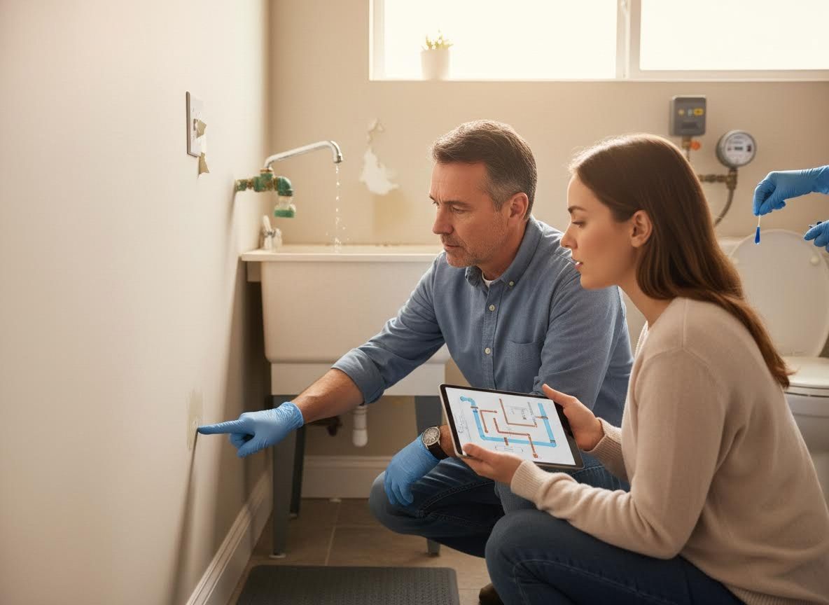 Plumbing Inspection and Water Damage Assessment