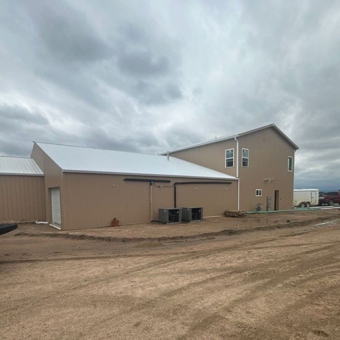 completed pole barn