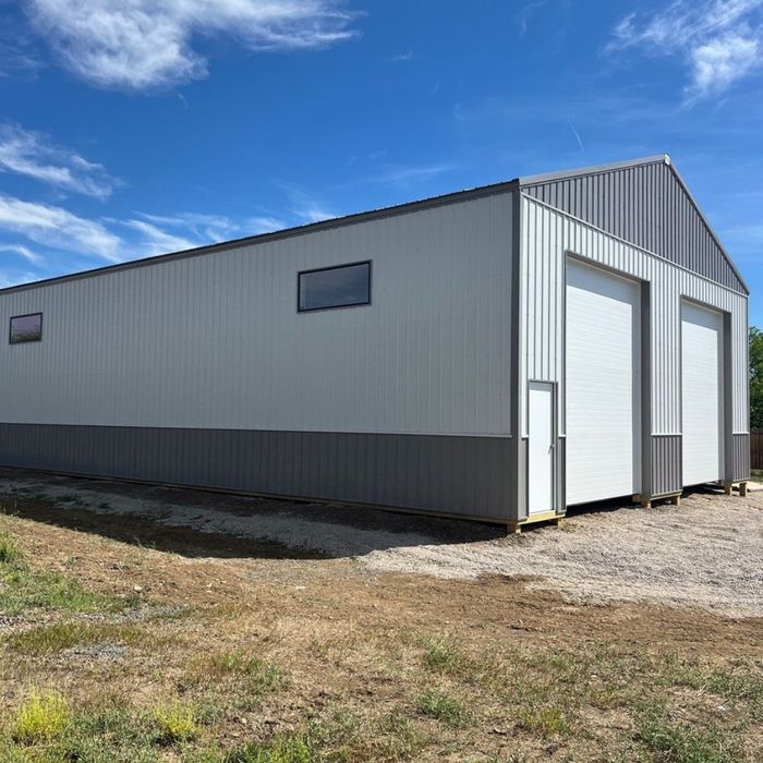 image of a steel building