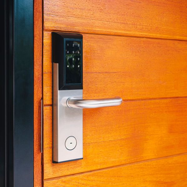 keypad lock on a home