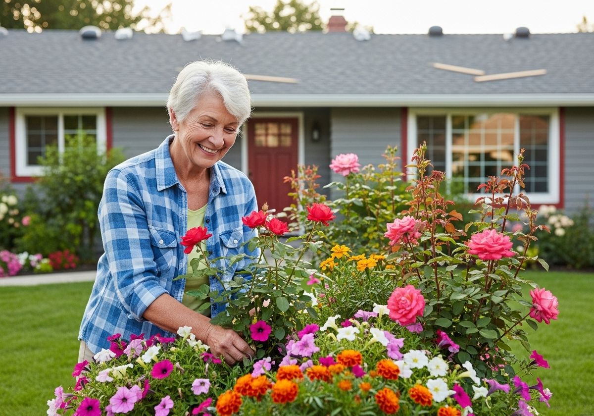 Senior Woman Gardening