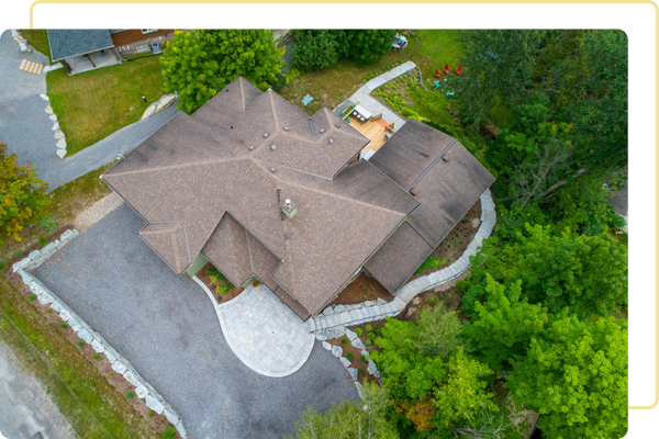 aerial view of roof aerial view of roof
