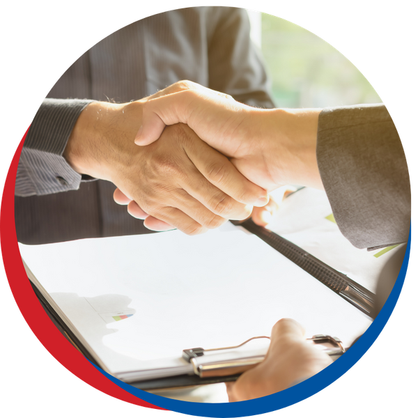 handshake. handshake.