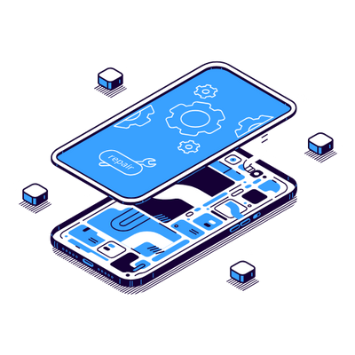 phone repair icon.