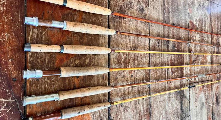 antique fishing rods