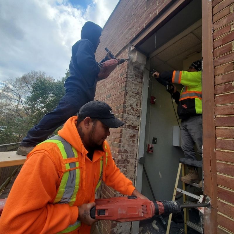Hawkeye Construction crew.