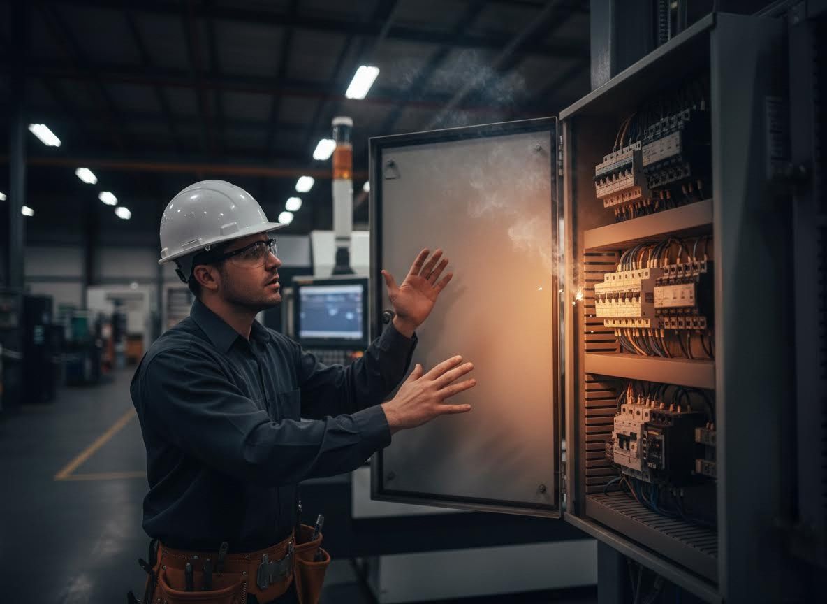 Electrician Reacts to Electrical Panel Malfunction
