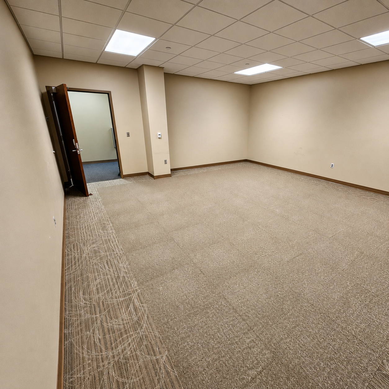 Carpet tile installation