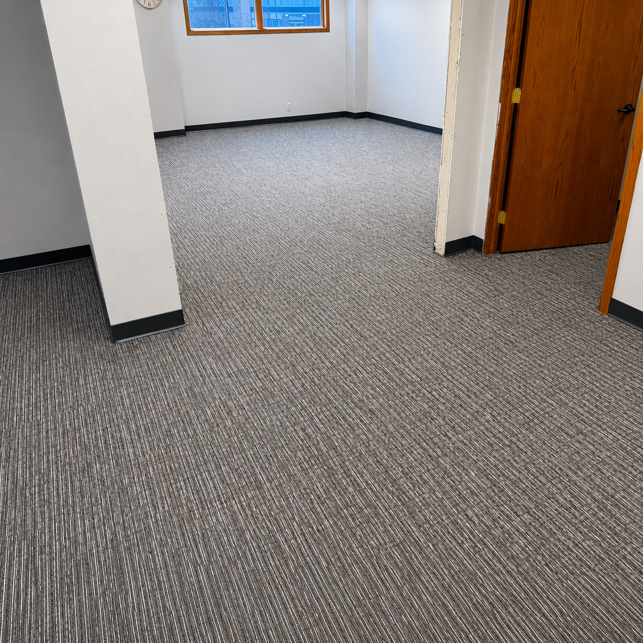 Carpet tile installation