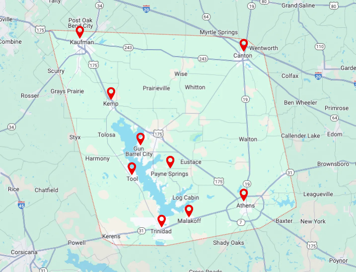 Law Roofing Service Area Map.png