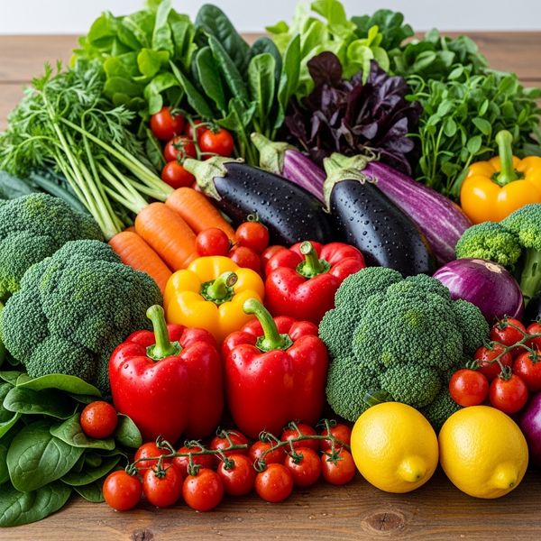 Fresh colorful vegetables