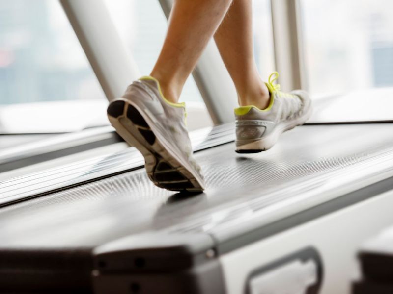 image of running on a treadmill