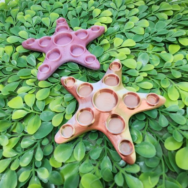 Hermit crab feeding bowls.